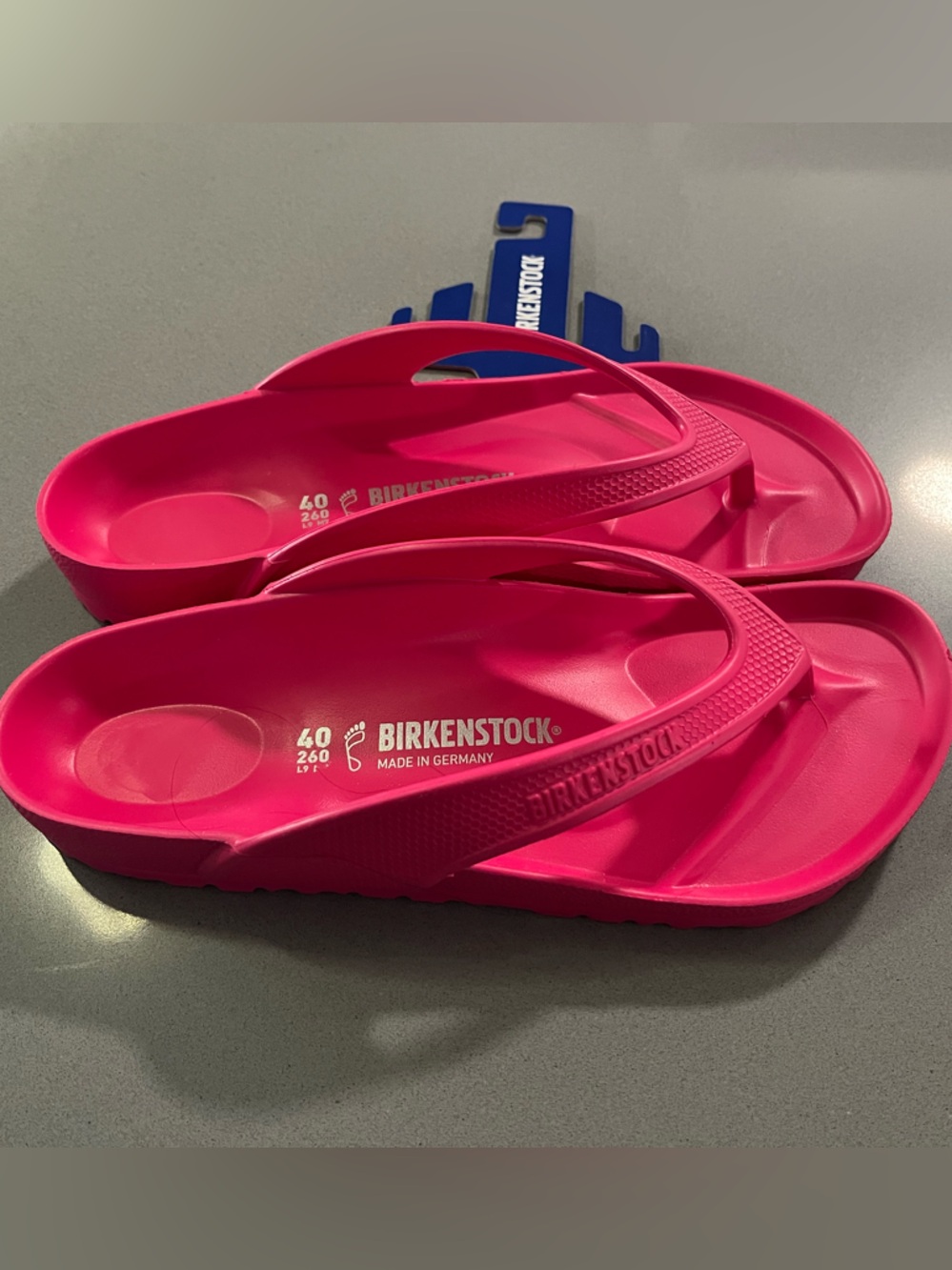 Birkenstock Unisex Honolulu EVA Sandal, Beetroot Purple-NWT-size 40 - Picture 5 of 6